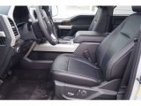 2017 Ford F150 Lariat SuperCrew Black Interior