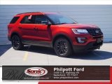 2017 Ruby Red Ford Explorer XLT #119719680