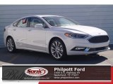 2017 White Platinum Ford Fusion Platinum AWD #119719758