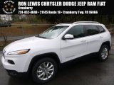 2017 Bright White Jeep Cherokee Limited 4x4 #119719522