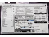 2017 BMW M4 Coupe Window Sticker