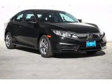 2017 Crystal Black Pearl Honda Civic LX Sedan #119753494