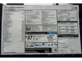 2017 BMW 5 Series 530i Sedan Window Sticker