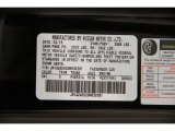 2016 370Z Color Code for Magnetic Black - Color Code: G41