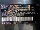 2017 RAV4 Color Code for Magnetic Gray Metallic - Color Code: 1G3