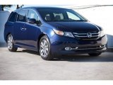 2017 Obsidian Blue Pearl Honda Odyssey Touring Elite #119792630