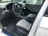 2017 Hyundai Ioniq Hybrid Blue Beige Interior