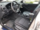 2017 Hyundai Ioniq Hybrid Blue Charcoal Black Interior