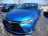 2017 Blue Streak Metallic Toyota Camry SE #119825345