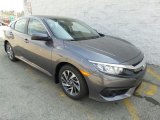 2017 Modern Steel Metallic Honda Civic EX Sedan #119909389