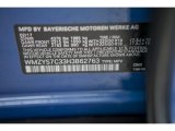 2017 Countryman Color Code for Island Blue Metallic - Color Code: C2M