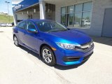 2017 Aegean Blue Metallic Honda Civic LX Sedan #119970654
