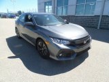 2017 Polished Metal Metallic Honda Civic EX Hatchback #119970814