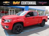 2017 Red Hot Chevrolet Colorado LT Extended Cab 4x4 #119970637