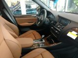 2017 BMW X3 xDrive28i Saddle Brown Interior