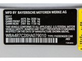 2017 4 Series Color Code for Glacier Silver Metallic - Color Code: A83
