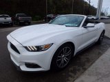 2016 Ford Mustang EcoBoost Premium Convertible Front 3/4 View