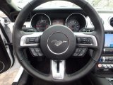 2016 Ford Mustang EcoBoost Premium Convertible Steering Wheel