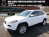 2017 Bright White Jeep Cherokee Limited 4x4 #119989111