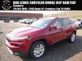 2017 Deep Cherry Red Crystal Pearl Jeep Cherokee Limited 4x4 #119989104