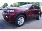 2017 Velvet Red Pearl Jeep Grand Cherokee Laredo #120018187