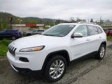 2017 Bright White Jeep Cherokee Limited 4x4 #120018292