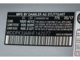 2017 SLC Color Code for Iridium Silver Metallic - Color Code: 775