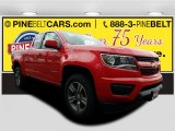 2017 Red Hot Chevrolet Colorado WT Extended Cab #120044542