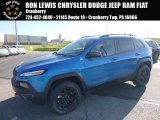 2017 Hydro Blue Pearl Jeep Cherokee Trailhawk 4x4 #120065261