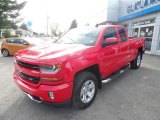 2017 Red Hot Chevrolet Silverado 1500 LT Double Cab 4x4 #120065232