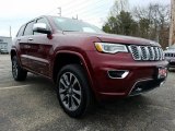 2017 Velvet Red Pearl Jeep Grand Cherokee Overland 4x4 #120065202