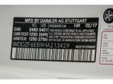 2017 E Color Code for Polar White - Color Code: 149
