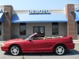1998 Laser Red Ford Mustang GT Convertible #11982212