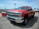 2017 Red Hot Chevrolet Silverado 2500HD Work Truck Double Cab 4x4 #120106901