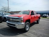 2017 Red Hot Chevrolet Silverado 2500HD Work Truck Double Cab 4x4 #120106900