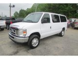 2010 Oxford White Ford E Series Van E350 XL Passenger #120125821