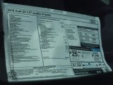 2018 Audi Q5 2.0 TFSI Premium Plus quattro Window Sticker