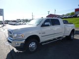 2017 Pearl White Ram 3500 Laramie Mega Cab 4x4 Dual Rear Wheel #120155352