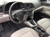 2017 Hyundai Elantra SE Gray Interior