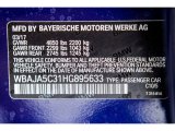 2017 5 Series Color Code for Mediterranean Blue Metallic - Color Code: C10