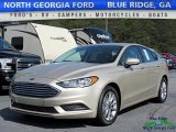 2017 White Gold Ford Fusion S #120180943