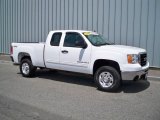 2007 Summit White GMC Sierra 2500HD Extended Cab 4x4 #11975833