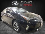 2017 Midnight Black Metallic Toyota Prius Prius Four Touring #120201645