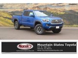 2017 Blazing Blue Pearl Toyota Tacoma TRD Off Road Double Cab 4x4 #120240481