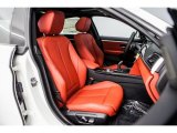 2018 BMW 4 Series 430i Gran Coupe Coral Red Interior