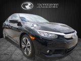 2017 Crystal Black Pearl Honda Civic EX-L Sedan #120240556