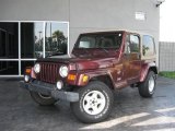 2002 Sienna Red Pearl Jeep Wrangler Sahara 4x4 #11970460