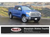 2017 Blazing Blue Pearl Toyota Tundra Limited CrewMax 4x4 #120264213