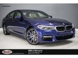 2017 Mediterranean Blue Metallic BMW 5 Series 540i Sedan #120306636