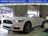 White Platinum Ford Mustang in 2017